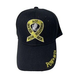 Pow Mia Ball Cap Embroidered Tags Adjustable